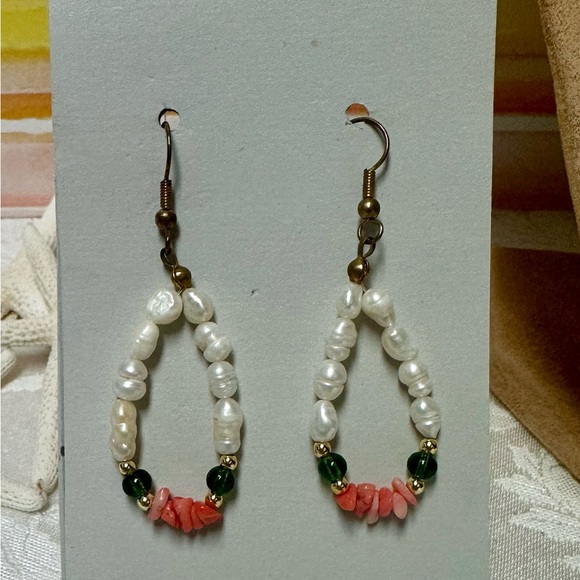 Rice pearl & bead necklace set - Picture 4 of 6